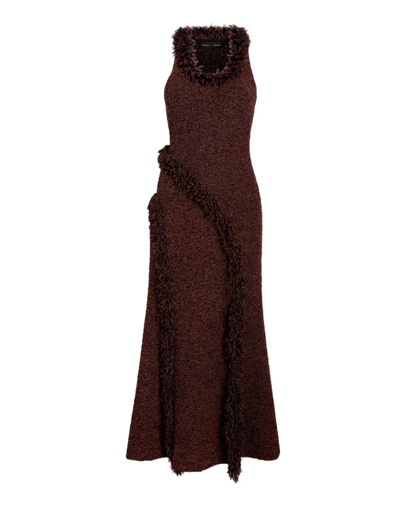 Proenza Schouler Nilo Kleid aus strukturiertem Jacquard - Braun Braun