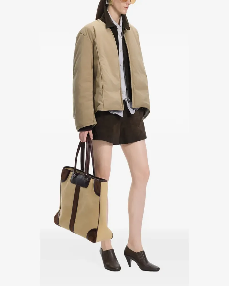 JNBY Gefütterte Jacke mit Kontrastkragen - Nude Nude