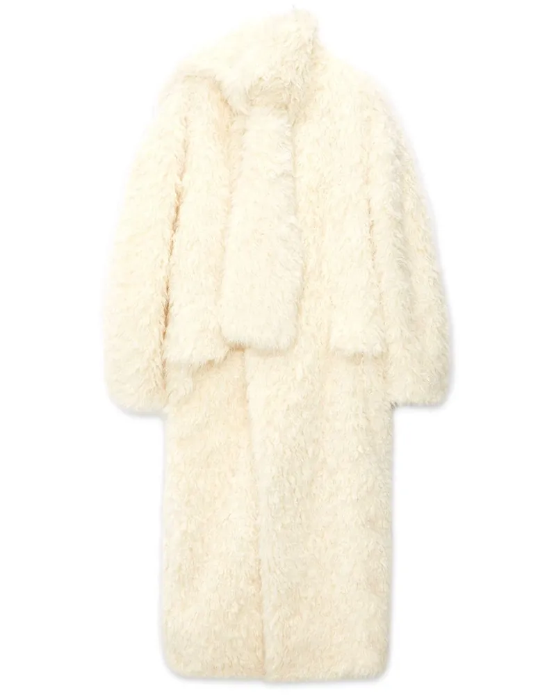 MSGM Mantel mit Schaldetail - Nude Nude