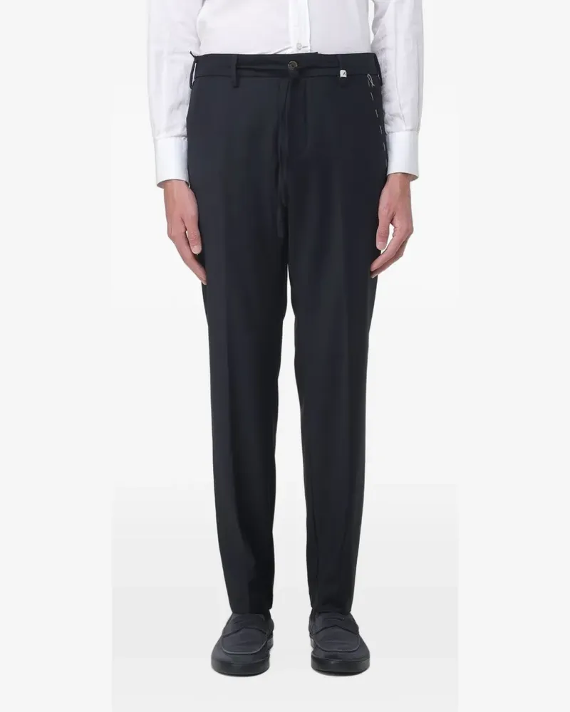 MYTHS pressed crease trousers - Schwarz Schwarz