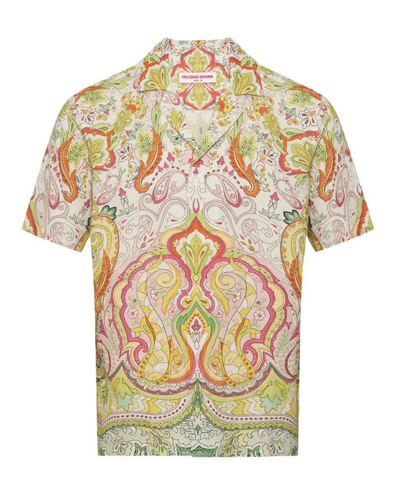 Orlebar Brown Maitan linen shirt - Nude Nude