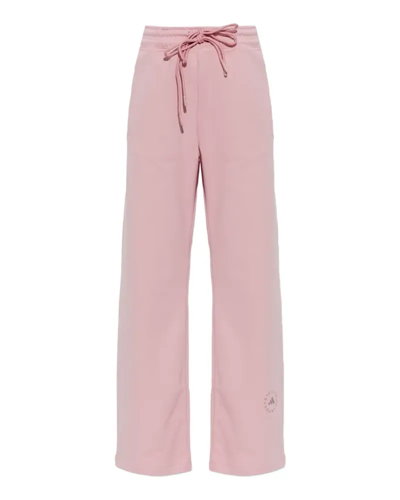 adidas x Stella McCartney Wide-Leg-Hose mit Kordelzug - Rosa Rosa