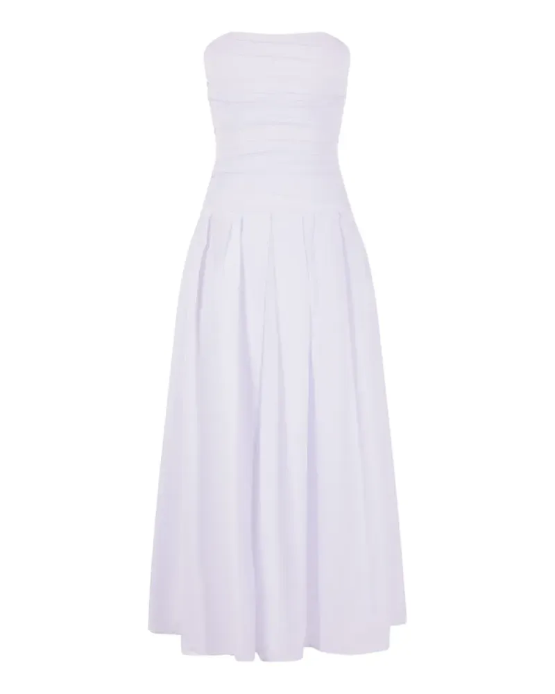 Raquel Diniz ruched strapless dress - Violett Violett