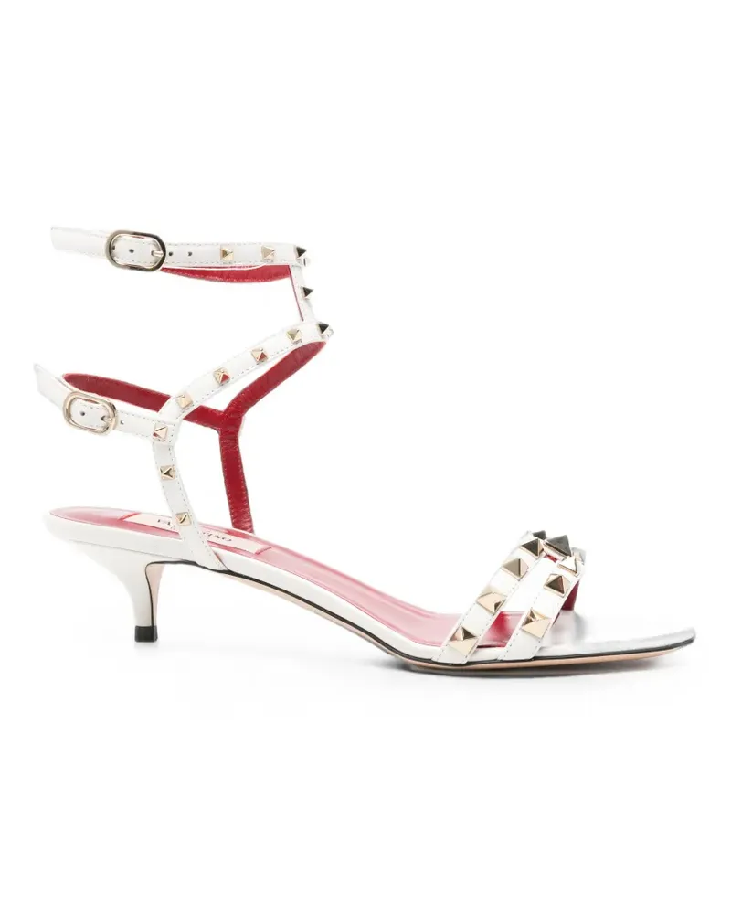 Valentino Garavani Rockstud ankle-strap sandals - Weiß Weiß