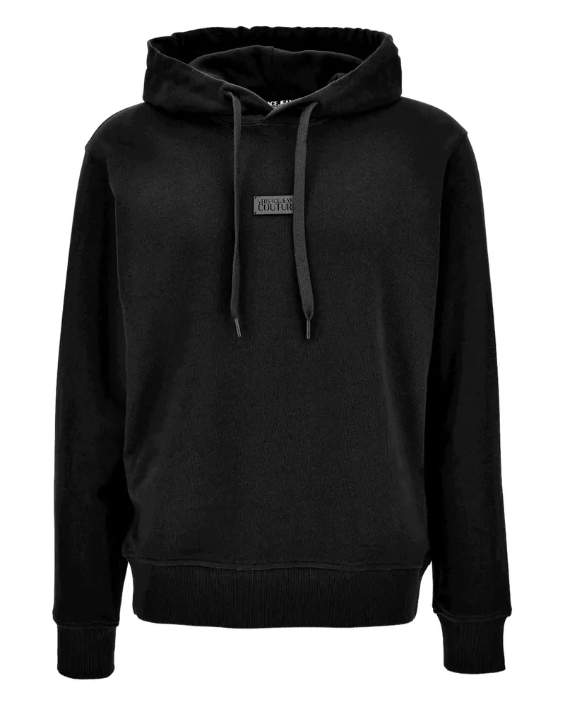 Versace Jeans Sweatshirt mit Kapuze - Schwarz Schwarz