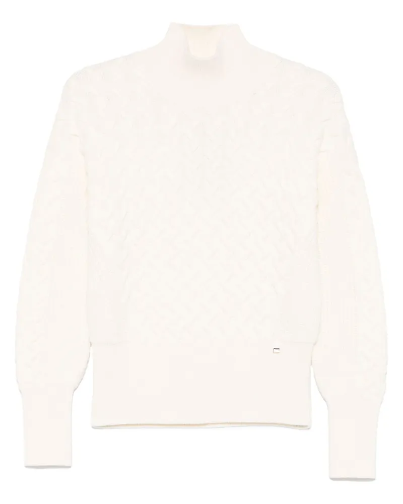Herno Pullover aus 3D-Strick - Weiß Weiß