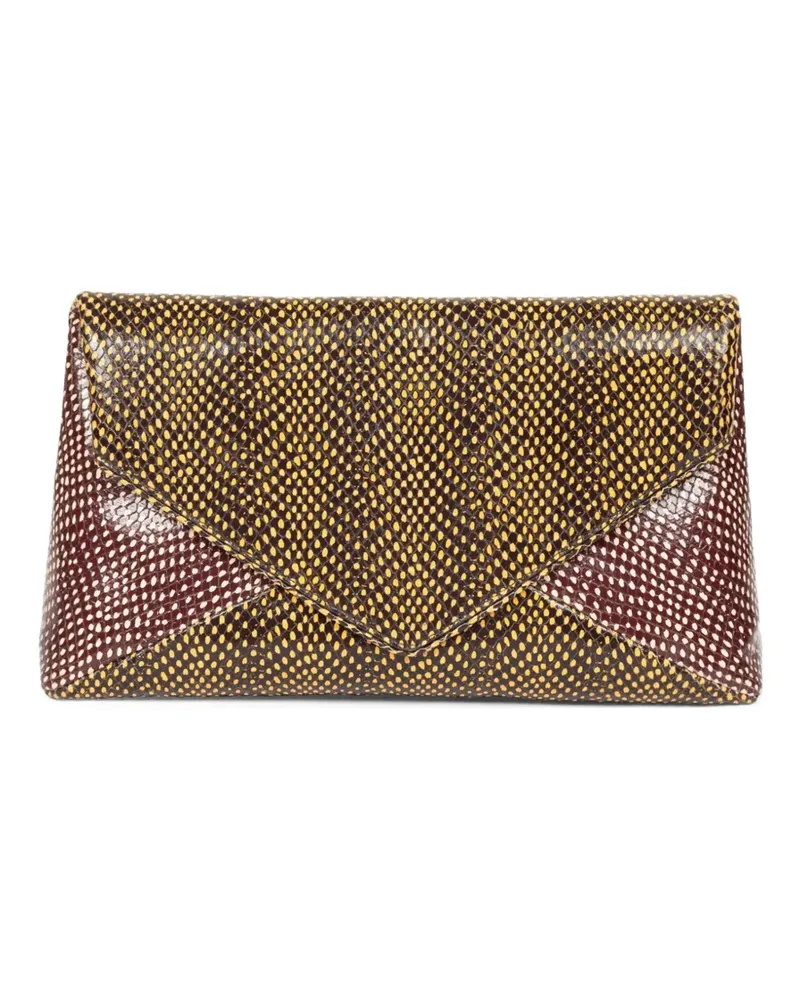 Dries van Noten large envelope leather shoulder bag - Braun Braun