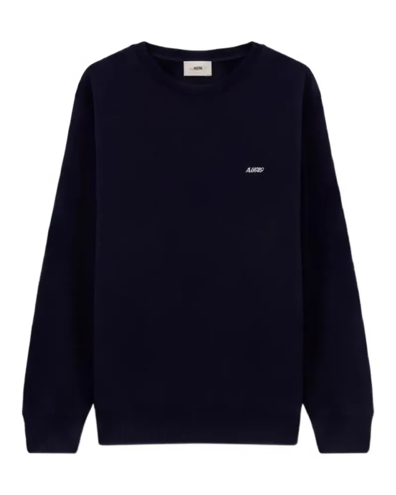 AUTRY Sweatshirt mit Logo-Print - Blau Blau