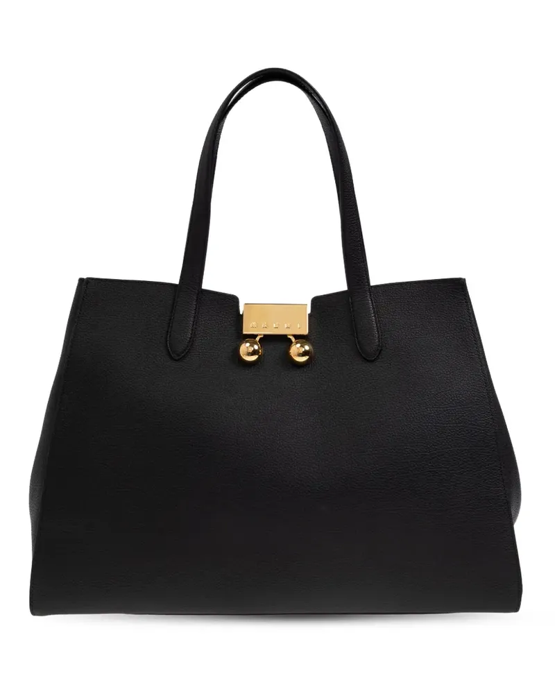 Marni Mittelgroße Trunkaroo Tote Bag - Schwarz Schwarz