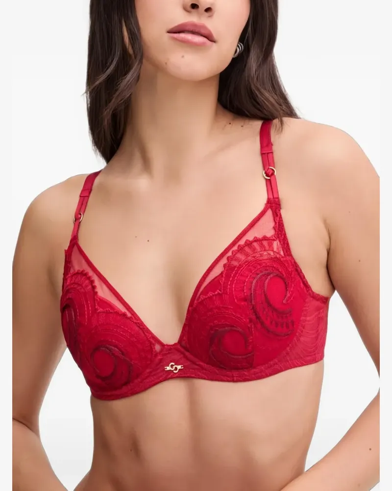 Chantelle BH mit Stickerei - Rot Rot