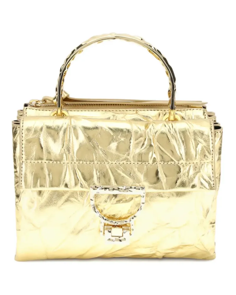Coccinelle Arlettis Crinkled clutch Bag - Gold Gold
