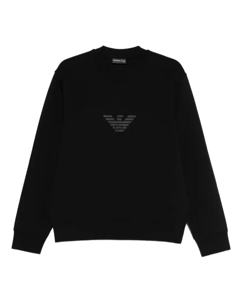 Emporio Armani logo-detail sweatshirt - Schwarz Schwarz