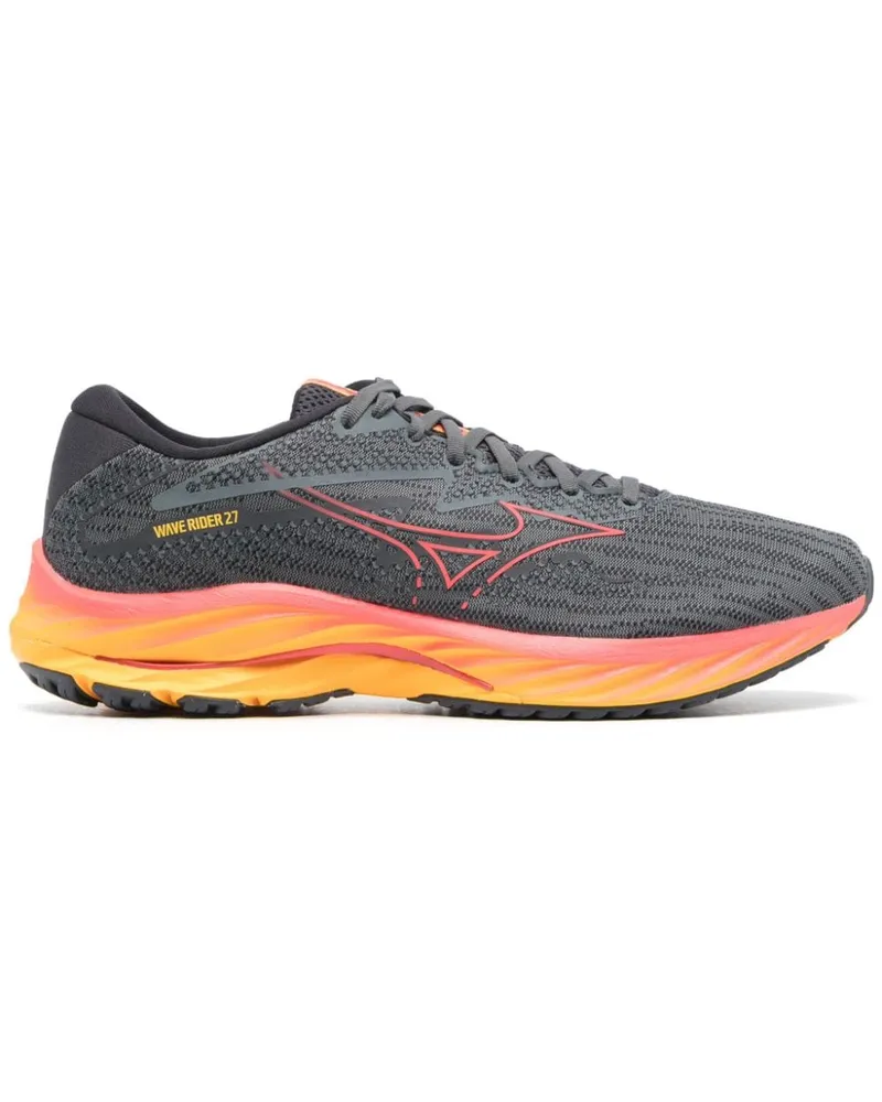 Mizuno Wave Rider 27 Sneakers - Grau Grau