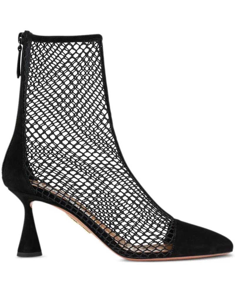 Aquazzura Amore Stiefel 75mm - Schwarz Schwarz