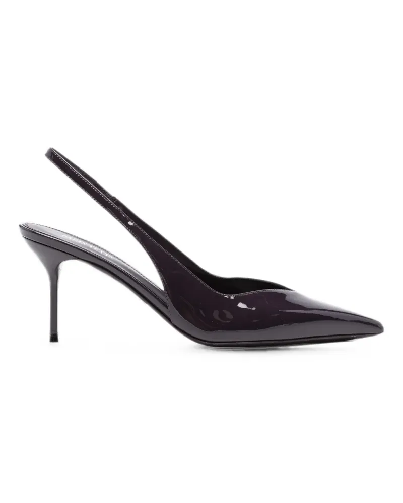 Paris Texas Slingback-Pumps in Lackoptik - Violett Violett