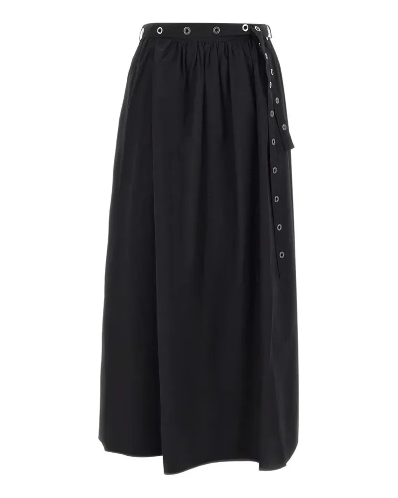 HUGO BOSS cotton maxi skirt - Schwarz Schwarz