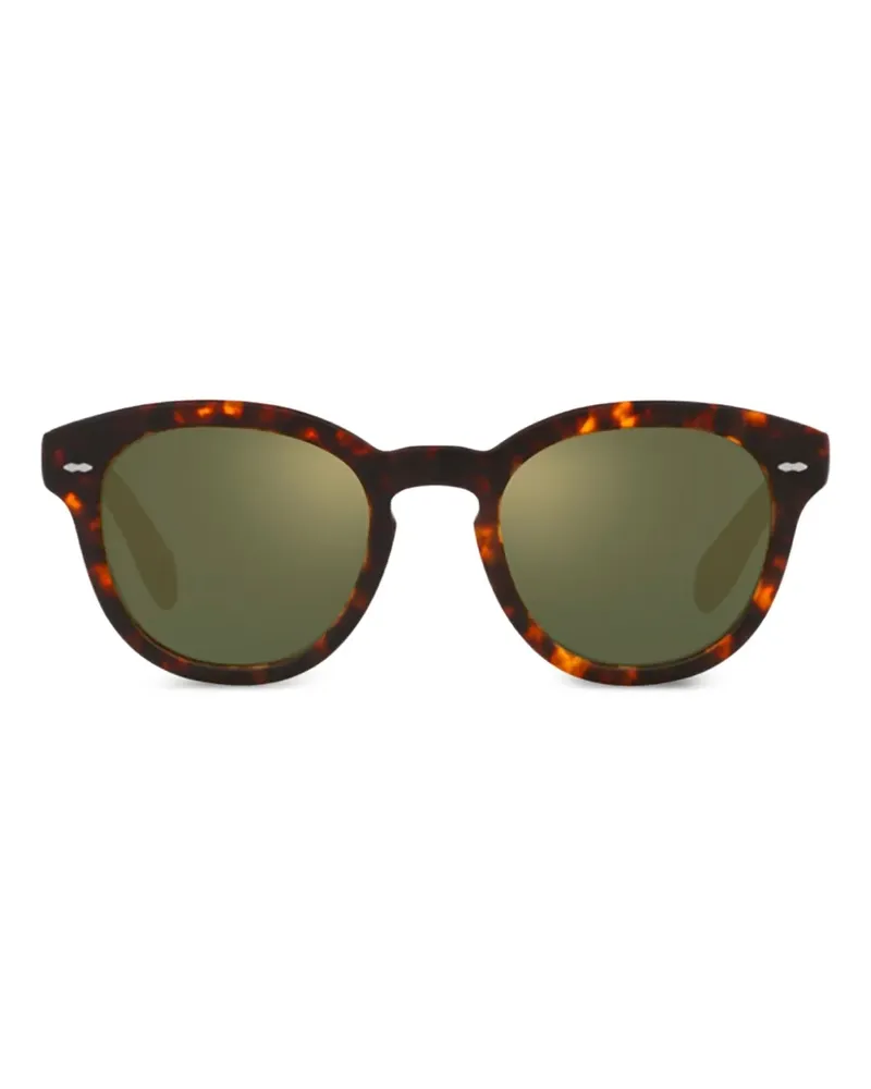 Oliver Peoples Sonnenbrille in Schildpattoptik - Braun Braun