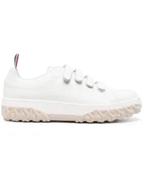 Thom Browne Court Sneakers mit Klettverschluss Weiß