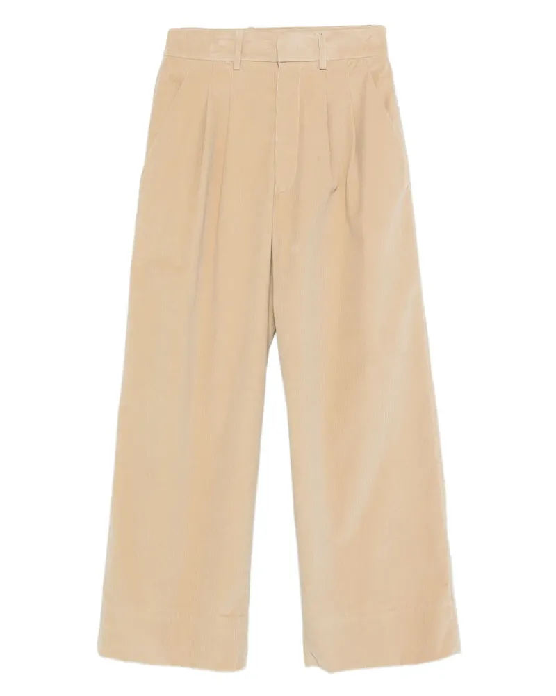 Dondup Cordhose mit Falten - Nude Nude