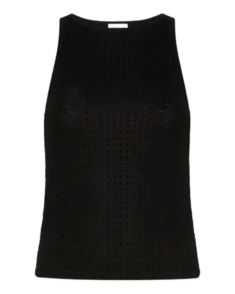 MARELLA rhinestone-embellished sleeveless top - Schwarz Schwarz