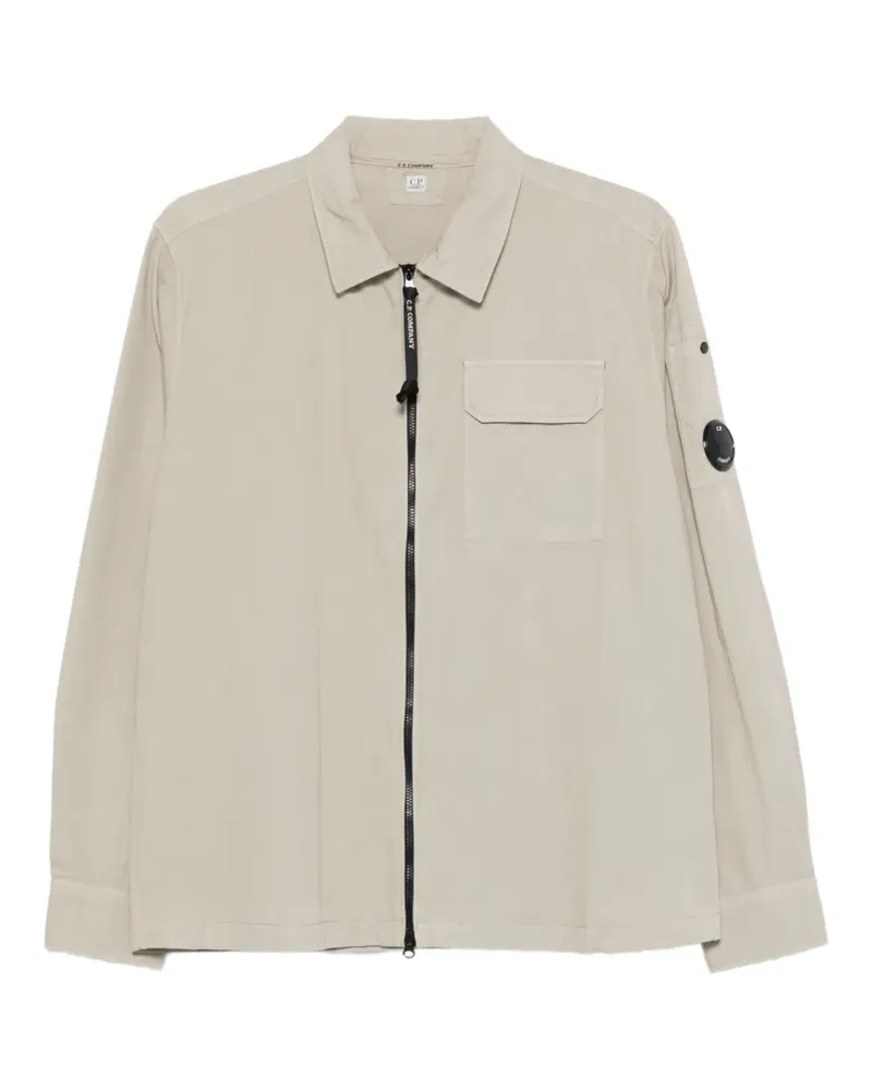 C.P. Company Hemdjacke mit Reißverschluss - Nude Nude