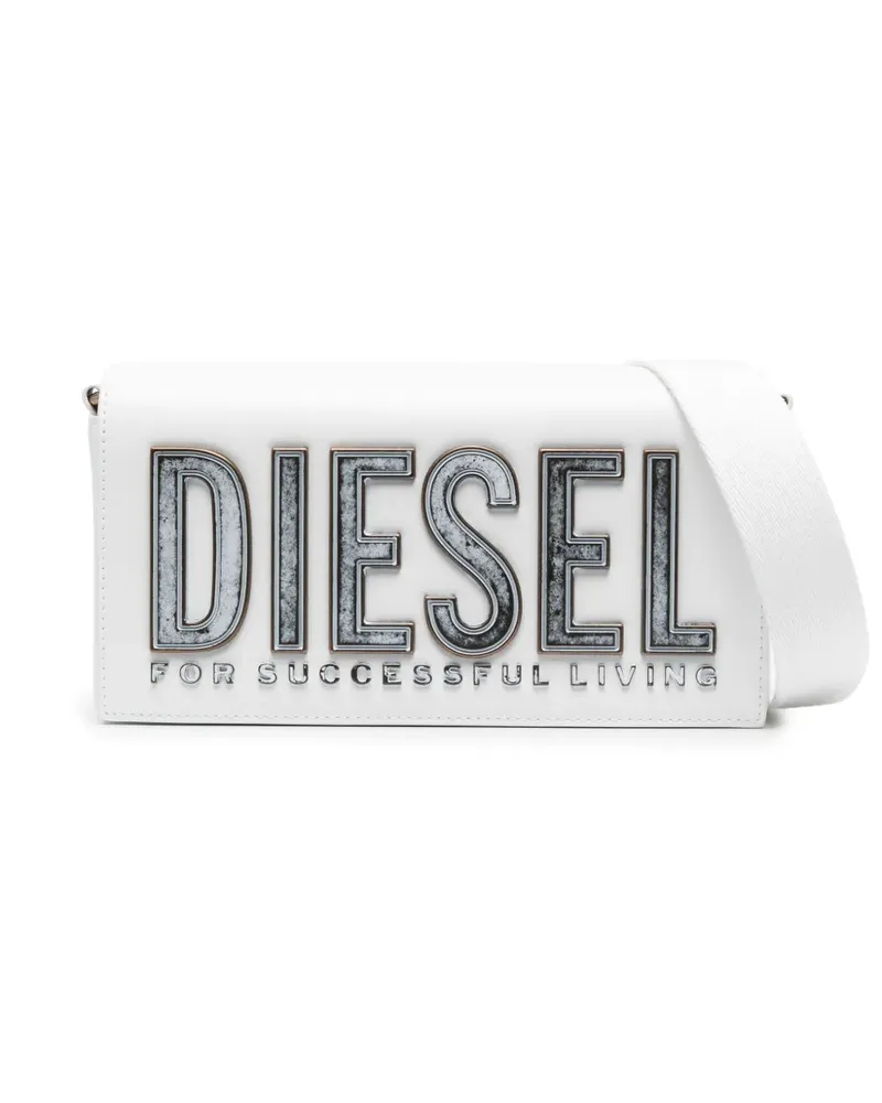 Diesel Handtasche mit Klappe - Weiß Weiß