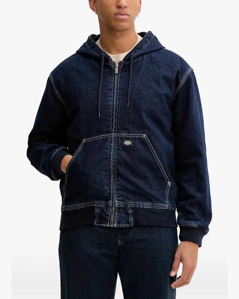 Dickies Jeansjacke mit Kapuze - Blau Blau