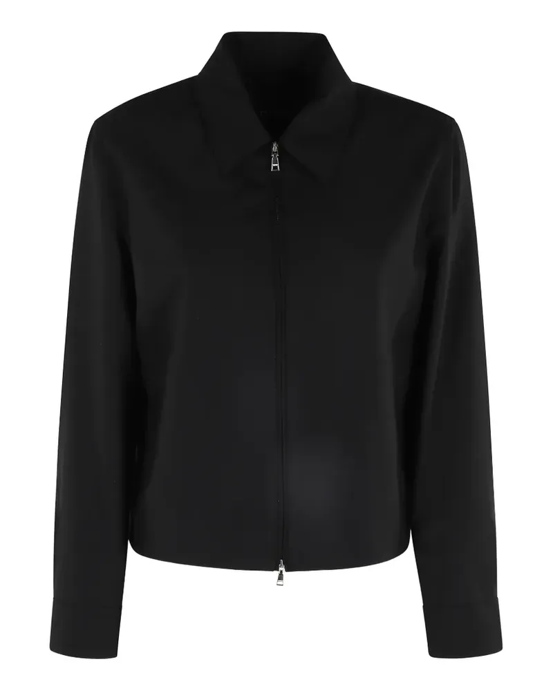 Seventy Hemdjacke mit Reißverschluss - Schwarz Schwarz