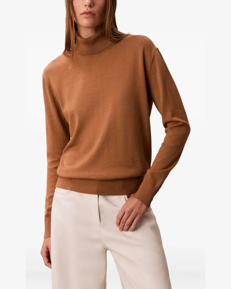 Calvin Klein roll-neck sweater - Braun Braun
