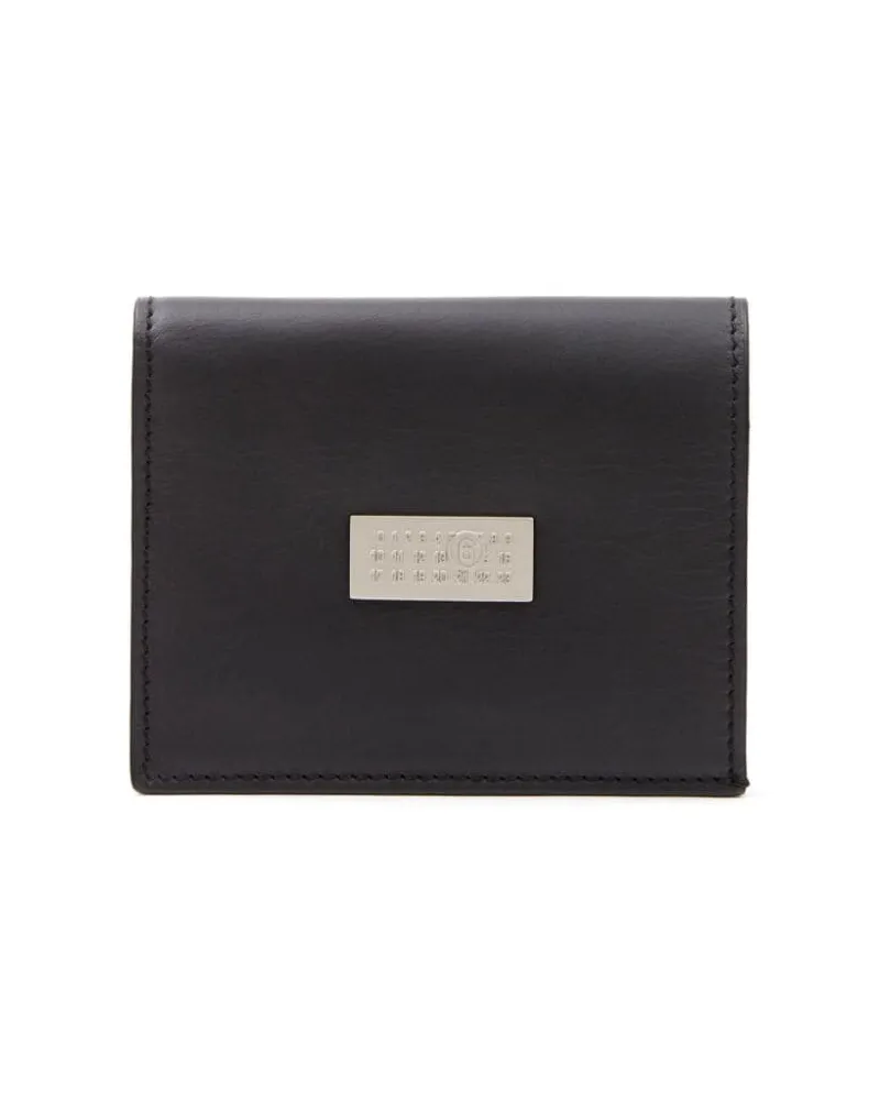 Maison Margiela Portemonnaie mit Logo - Schwarz Schwarz
