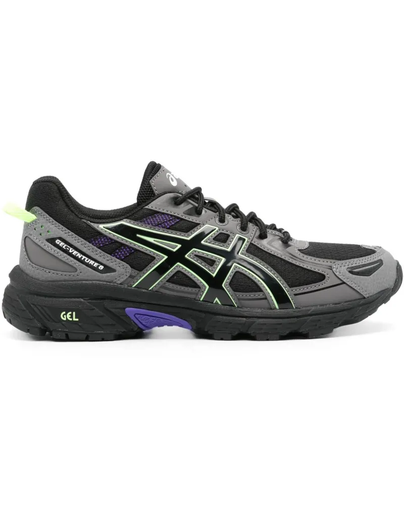 Asics Gerippte Gel-Venture 6 Sneakers - Schwarz Schwarz