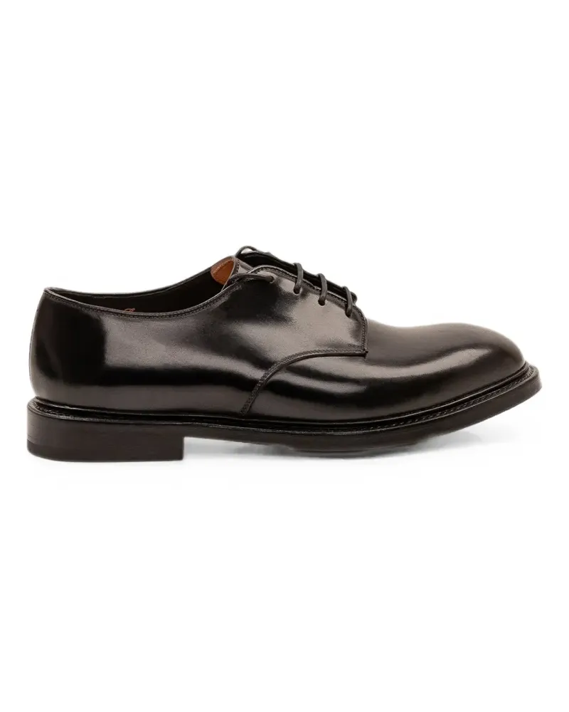 Premiata derby in cordovan - Schwarz Schwarz