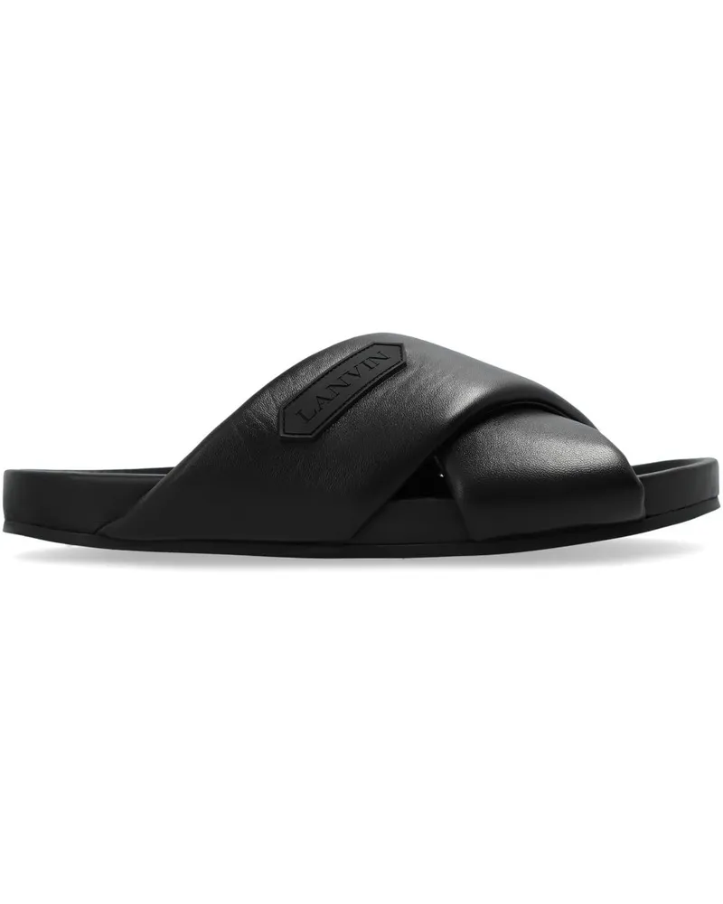 Lanvin Tinkle Sandalen aus Leder - Schwarz Schwarz