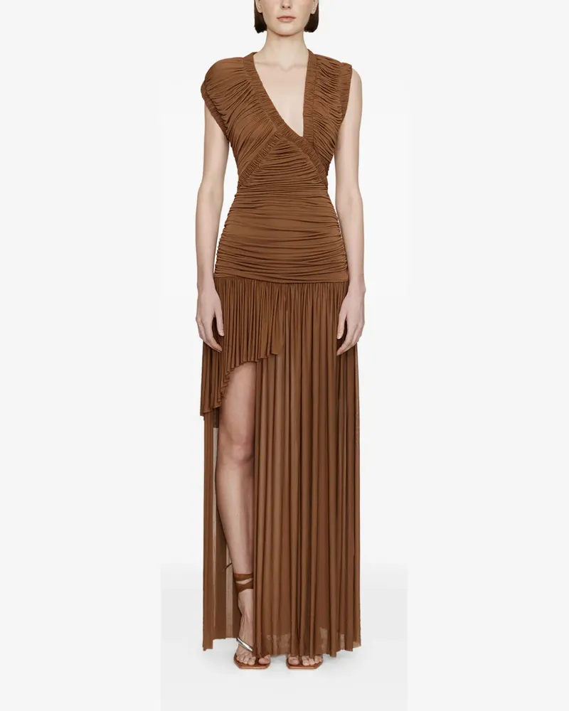 Christopher Esber Theron draped maxi dress - Braun Braun