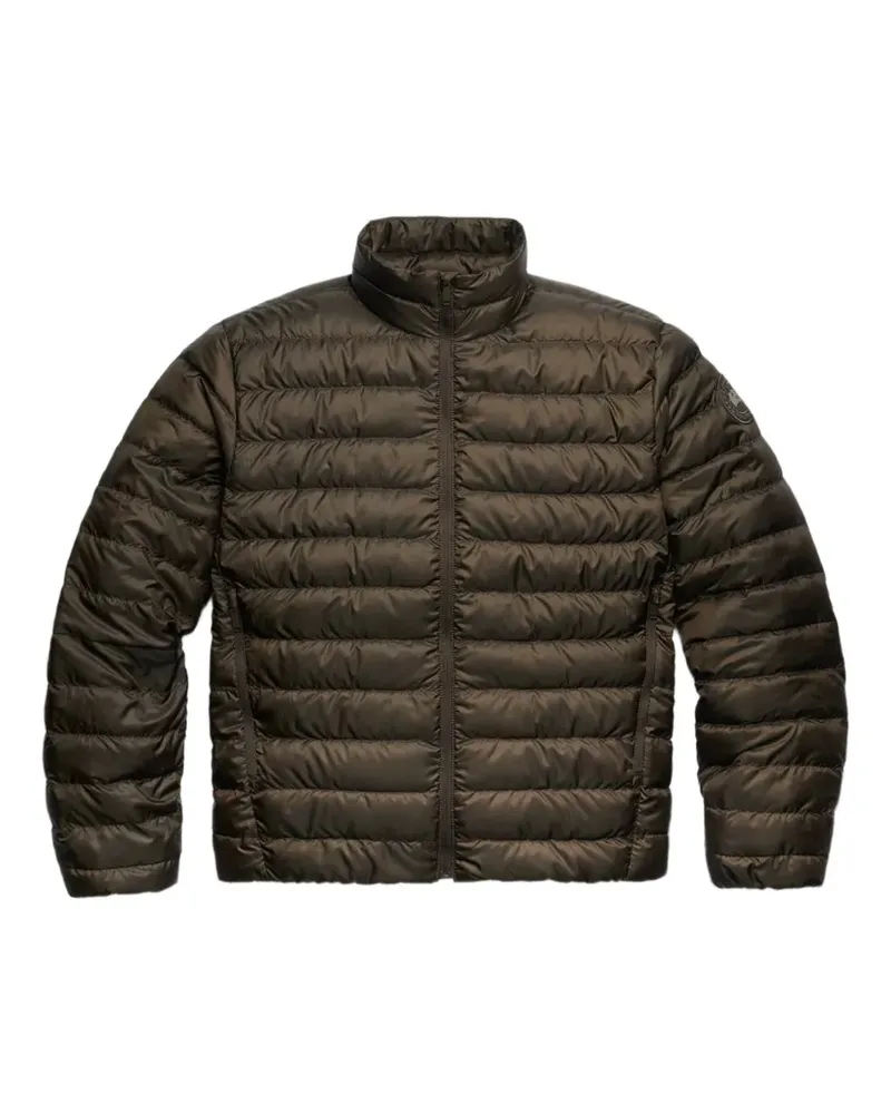 Canada Goose Stratus logo-patch quilted jacket - Braun Braun