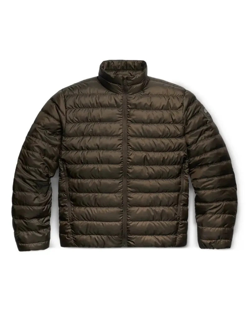 Canada Goose Stratus logo-patch quilted jacket - Braun Braun