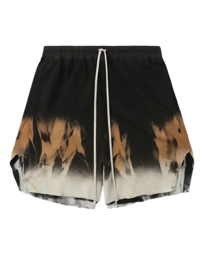 DRKSHDW by Rick Owens Shorts mit Batikmuster - Schwarz Schwarz
