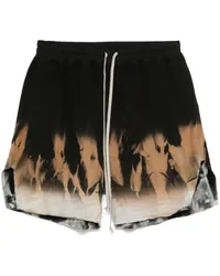 DRKSHDW by Rick Owens Shorts mit Batikmuster Schwarz