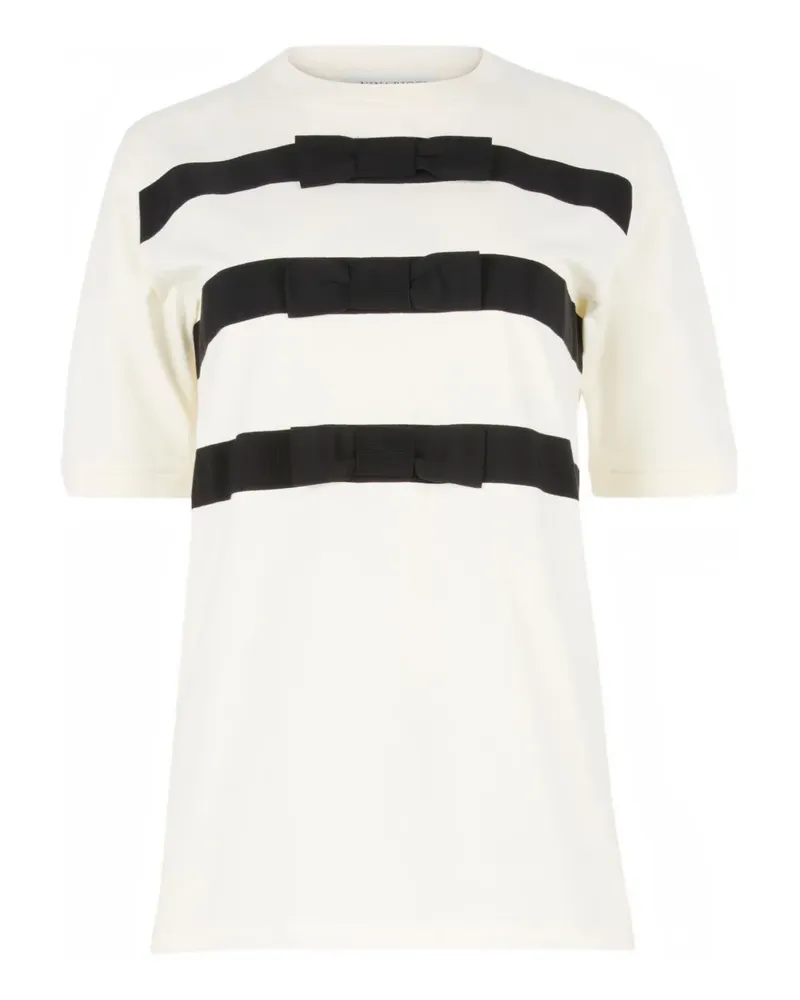 Nina Ricci T-Shirt mit Schleifendetail - Nude Nude