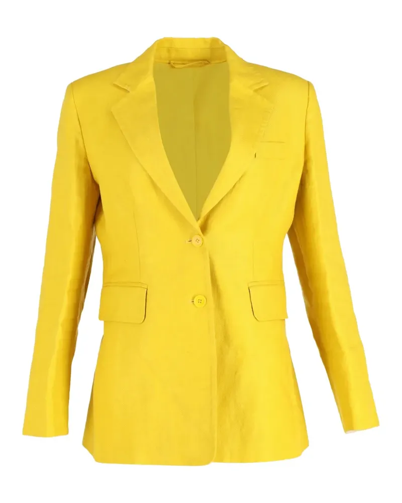 Max Mara Darsena single-breasted jacket - Gelb Gelb