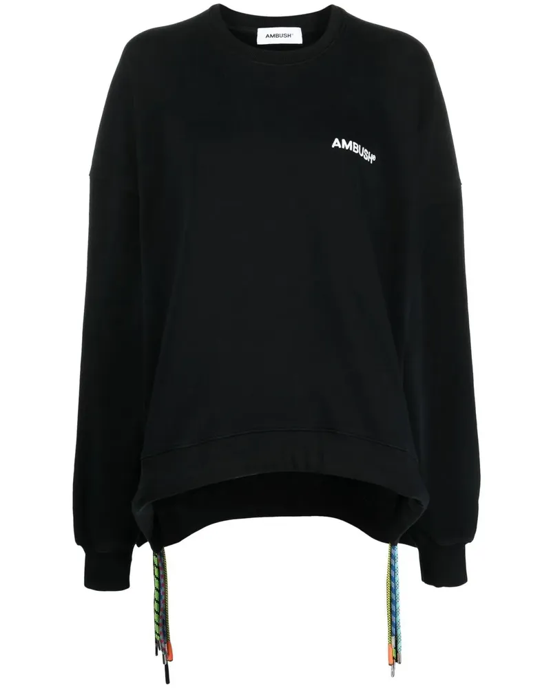 AMBUSH Sweatshirt mit Logo-Print - Schwarz Schwarz