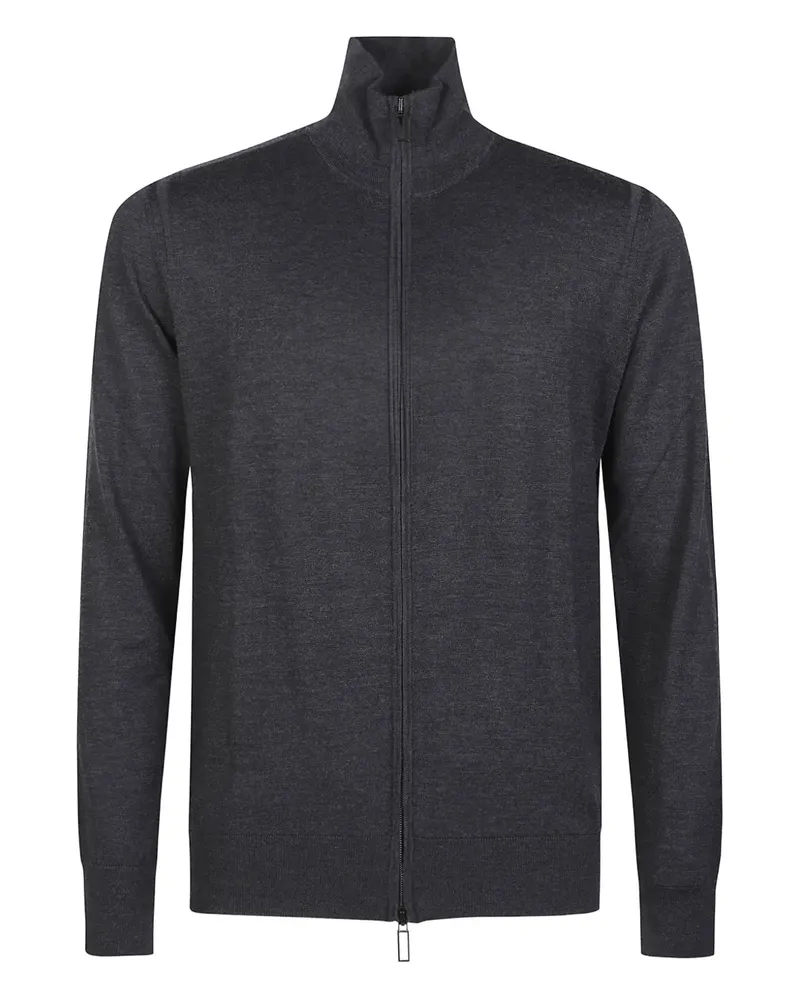 Paolo Pecora Milano zip knitted cardigan - Grau Grau