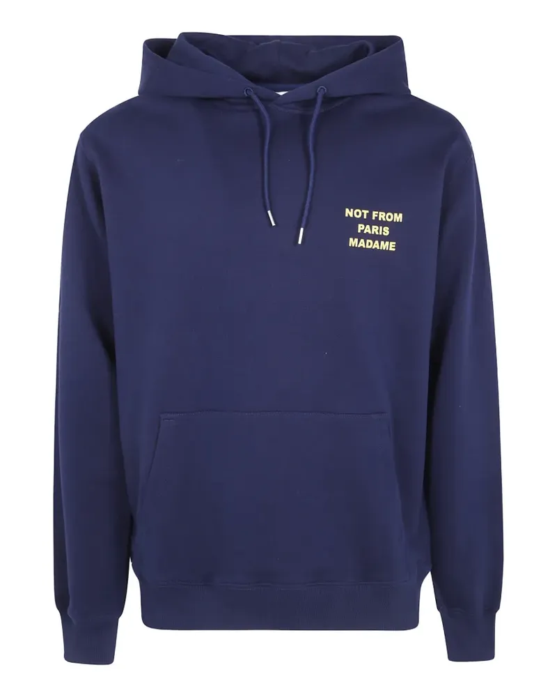 Drôle de Monsieur Slogan hoodie - Blau Blau
