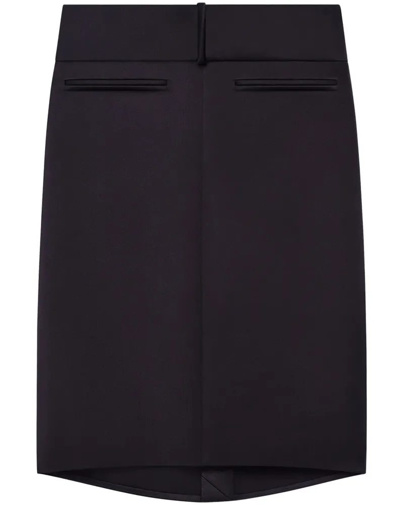 Courrèges Oblique Midirock - Schwarz Schwarz