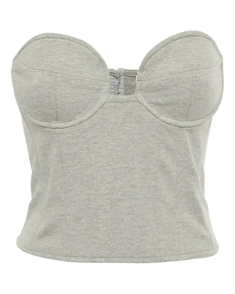 Magda Butrym strapless top - Grau Grau