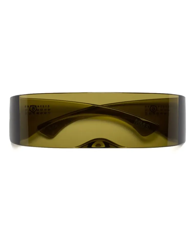 Maison Margiela Ergonomische Sonnenbrille - Braun Braun