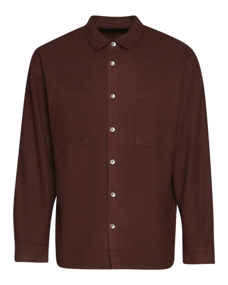 DRKSHDW by Rick Owens Jumbo patch-pocket shirt - Braun Braun