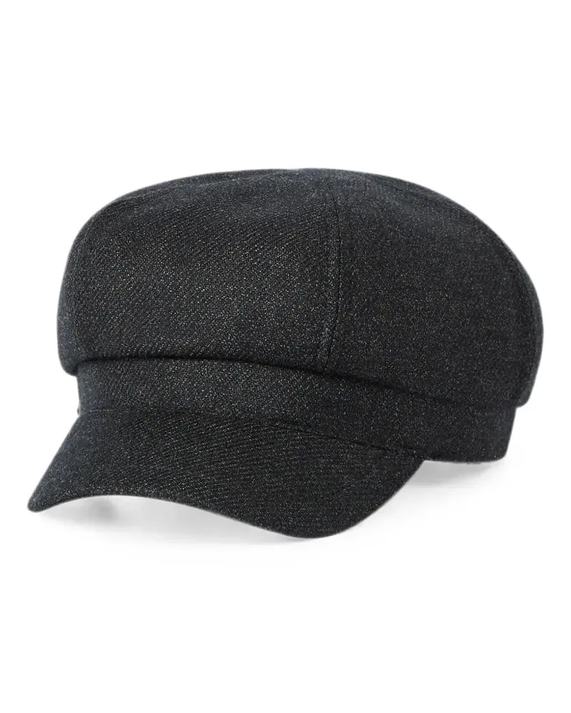 Brunello Cucinelli Mouliné Mütze aus Schurwolle-Twill - Grau Grau