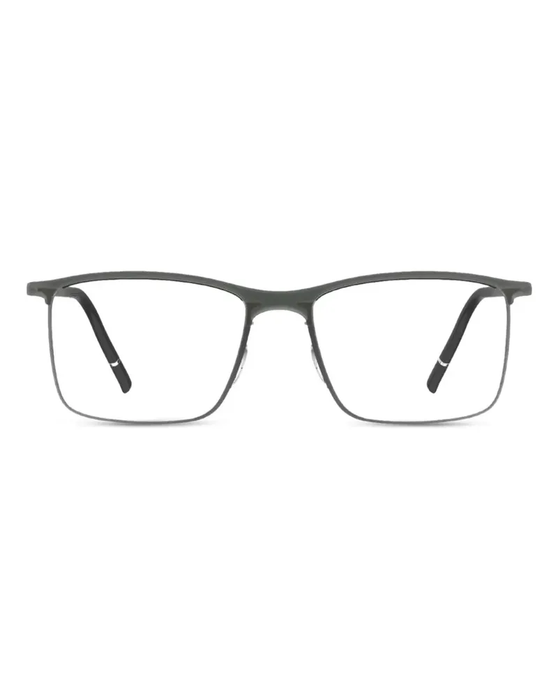 Silhouette Balanced Fusion rectangle-frame glasses - Grau Grau