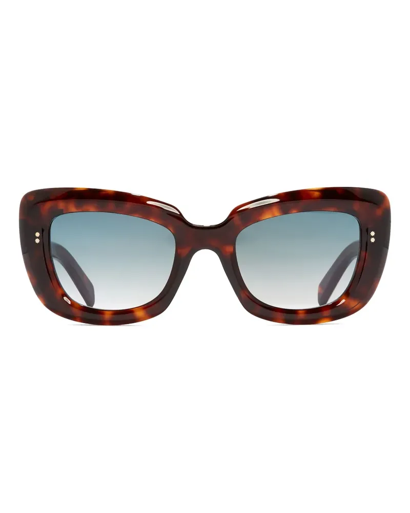 Cutler and Gross Cat-Eye-Sonnenbrille in Schildpattoptik - Braun Braun